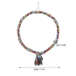 Bird Rope Ring Toy