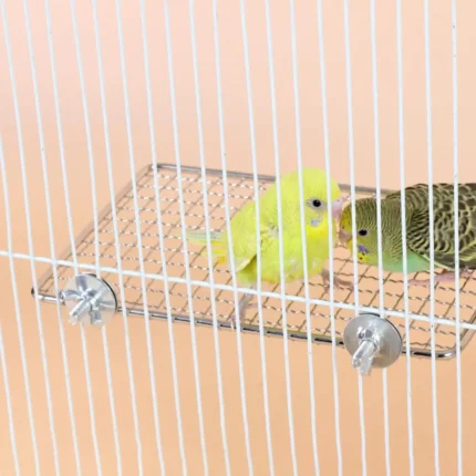 Stainless Bird Perch Platform