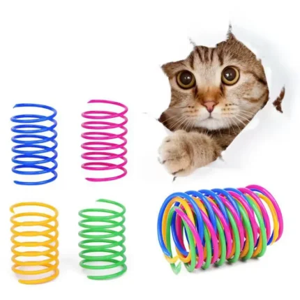 Colorful Cat Spring Toys